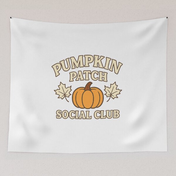 Item preview, Pumpkin Patch Social Club – Cozy Autumn Aesthetic Fall  designed and sold by UniquePoster.