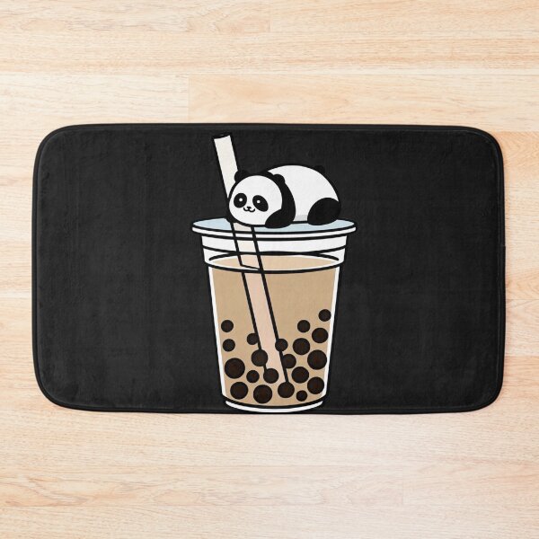 Item preview, Chibi Panda Sleeping on Bubble Tea Cup – Cute Kawaii Funny Animal Design designed and sold by ColorSplash123.