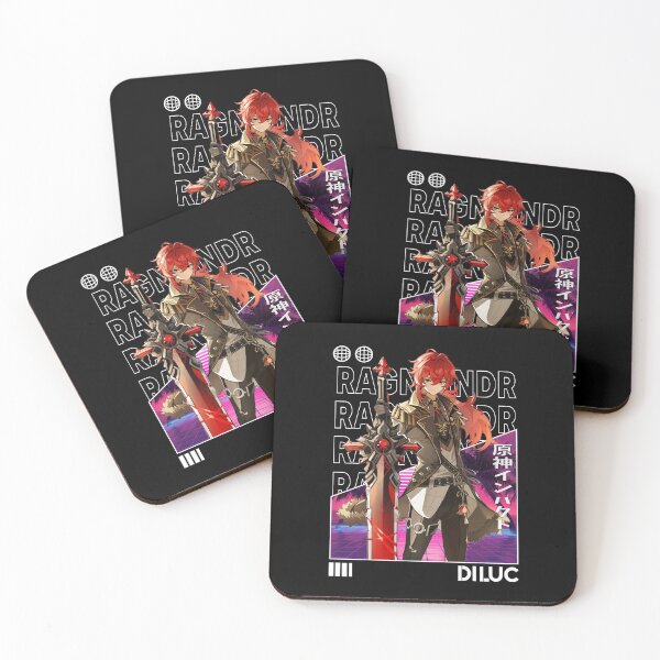 Item preview, Diluc - Genshin Impact designed and sold by fractusbarnsley.