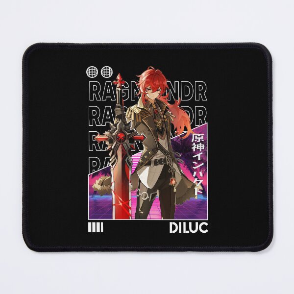 Item preview, Diluc - Genshin Impact designed and sold by fractusbarnsley.