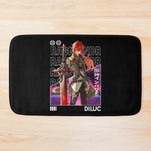 Item preview, Diluc - Genshin Impact designed and sold by fractusbarnsley.