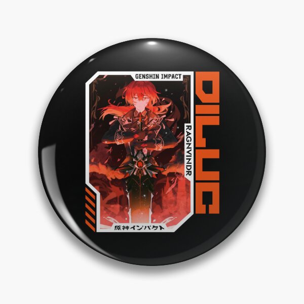 Item preview, Diluc - Genshin Impact designed and sold by fractusbarnsley.