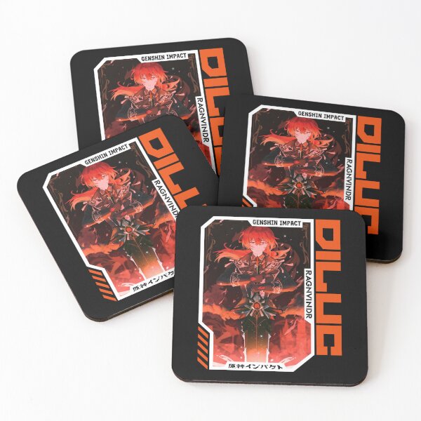 Item preview, Diluc - Impacto de Genshin designed and sold by fractusbarnsley.