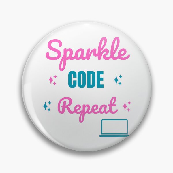 Artikelvorschau, Sparkle Code Repeat – Farbenfrohes Codierungs-Typografie-Kunstwerk entworfen und verkauft von UniquePoster.