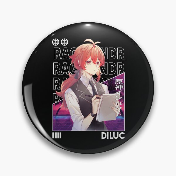 Item preview, Diluc - Genshin Impact designed and sold by fractusbarnsley.