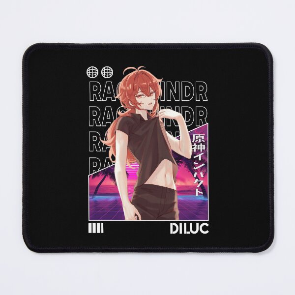 Item preview, Diluc - Genshin Impact designed and sold by fractusbarnsley.