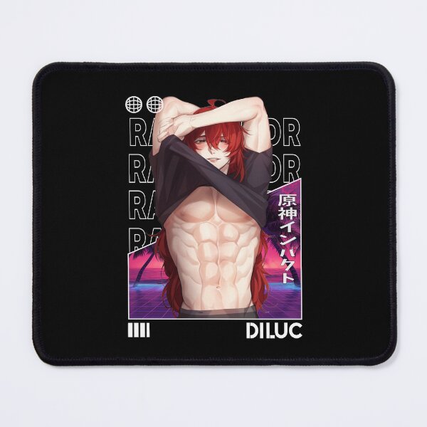 Item preview, Diluc - Genshin Impact designed and sold by fractusbarnsley.