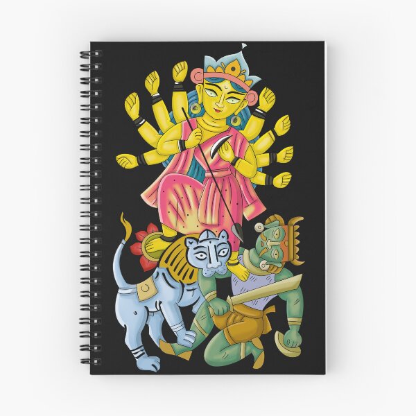 Item preview, Goddess Durga - Durga Puja 2025 Collection designed and sold by BonGanzeIndia.