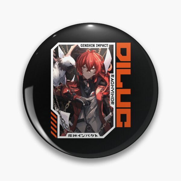 Item preview, Diluc - Genshin Impact designed and sold by fractusbarnsley.