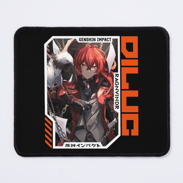 Item preview, Diluc - Genshin Impact designed and sold by fractusbarnsley.