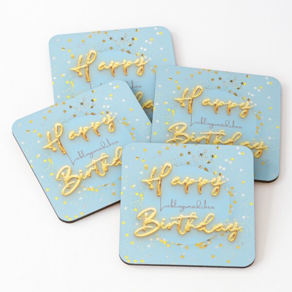 Item preview, For your favorite girl – a birthday greeting full of sparkle. designed and sold by Lieblingsmädchen.