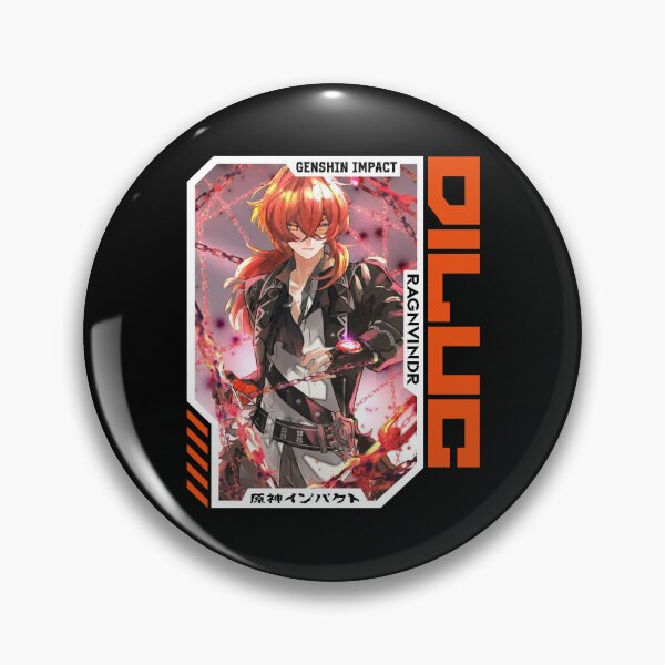 Item preview, Diluc - Genshin Impact designed and sold by fractusbarnsley.