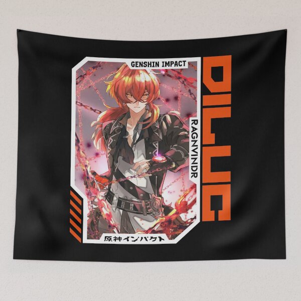 Item preview, Diluc - Genshin Impact designed and sold by fractusbarnsley.