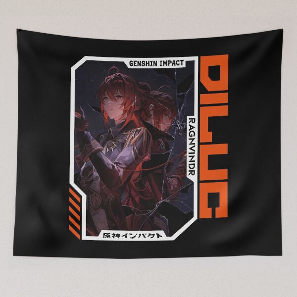 Item preview, Diluc - Genshin Impact designed and sold by fractusbarnsley.