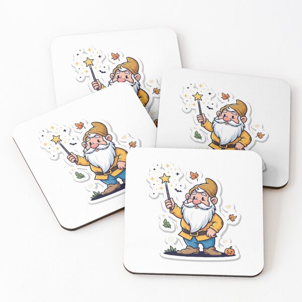 Item preview, Magical Dwarf with Sparkling Wand Sticker designed and sold by RainyShop32.