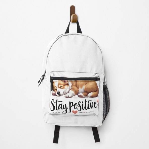 Item preview, Stay Positive Cute Sleeping Corgi Puppy designed and sold by brain-cell.
