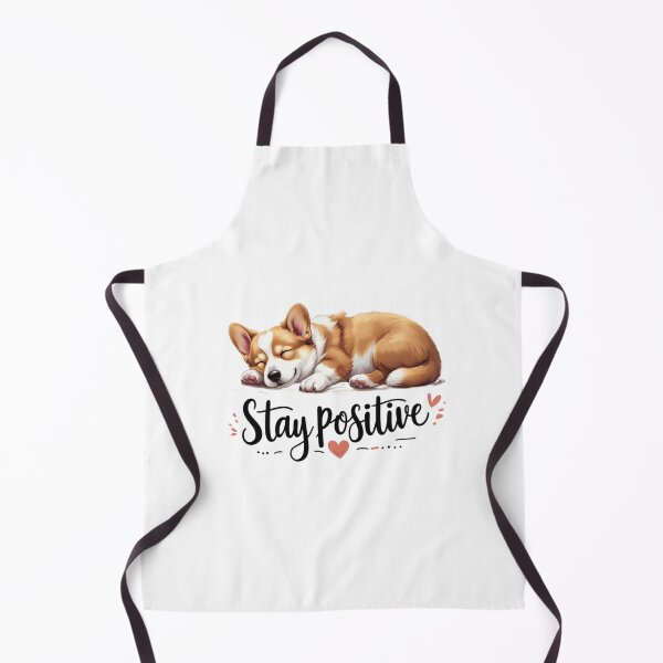 Item preview, Stay Positive Cute Sleeping Corgi Puppy designed and sold by brain-cell.