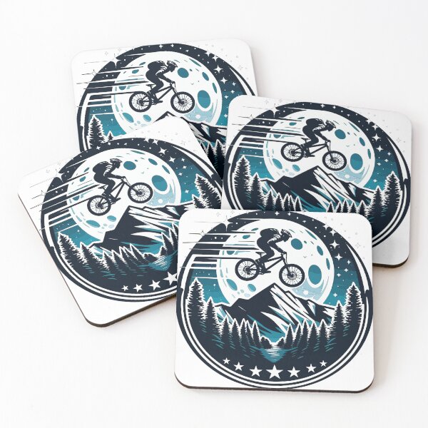 Item preview, Moonlight Drop – Downhill MTB Adventure designed and sold by MarcVan.