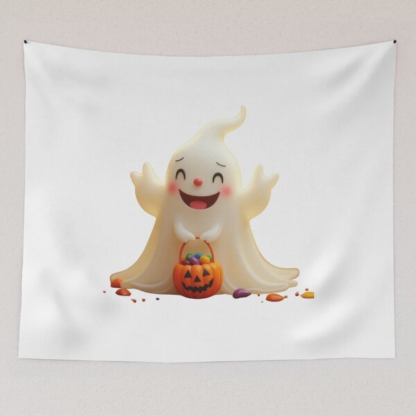 Item preview, "Trick or Treat Ghost" designed and sold by Bareradesigns.