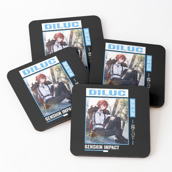 Item preview, Diluc - Impacto de Genshin designed and sold by Anni-tett.