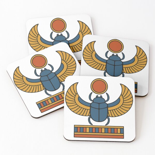 Item preview, Ancient Egyptian Winged Scarab Beetle with Sun Disk – Symbol of Rebirth" designed and sold by Queen Cleopatra.