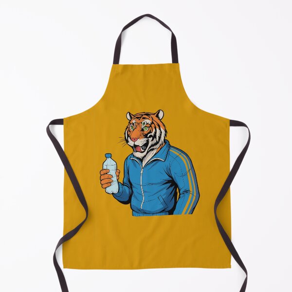 Item preview, English | Sporty Tiger – Fierce & Fit. Français | Tigre Sportif – Style & Puissance | designed and sold by Drawingshirts.