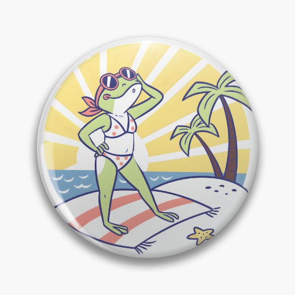Item preview, Froggy Summer Paradise designed and sold by Fadi Alyaldani.