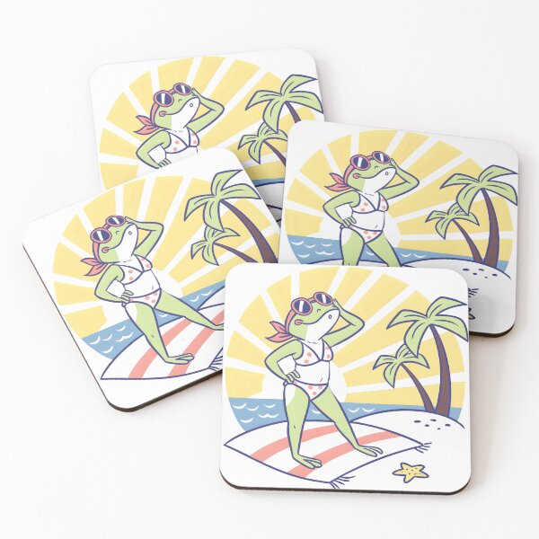 Item preview, Froggy Summer Paradise designed and sold by Fadi Alyaldani.