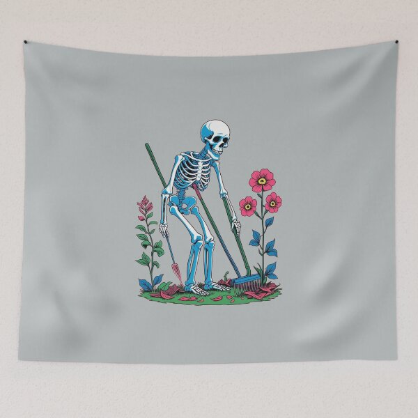 Item preview, Skeleton Gardener Autumn Harvest designed and sold by Zakrytos ★★★★★.