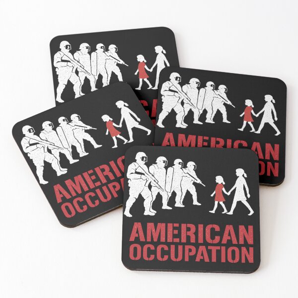Item preview, American Occupation Graphic – Distressed Stencil Protest Design designed and sold by Occupy Threads.