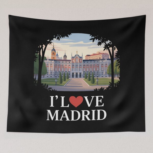 Item preview, I Love Madrid Royal Palace Spain Travel Souvenir Gift designed and sold by robyclub.