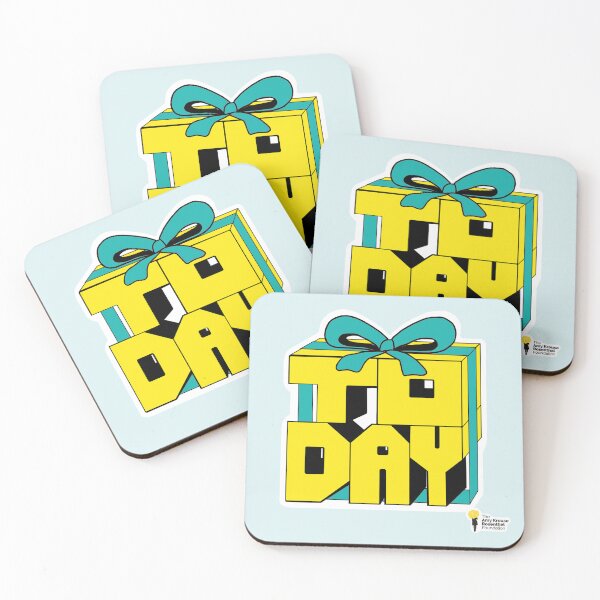 Item preview, Today is a Gift (w/ Teal Bow) designed and sold by AKRfoundation.