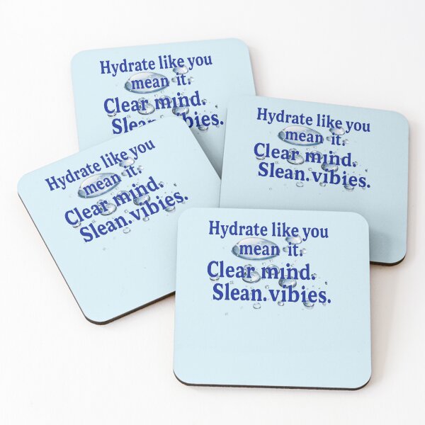 Item preview, essential hydration and health typogtaphy designed and sold by  Mudikeys.