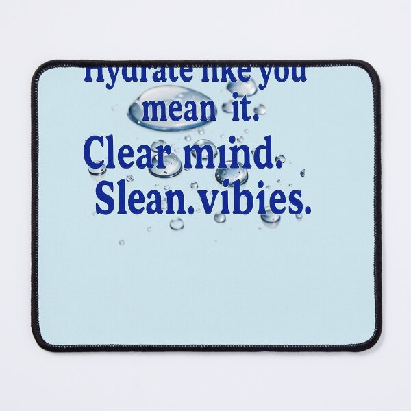 Item preview, essential hydration and health typogtaphy designed and sold by  Mudikeys.