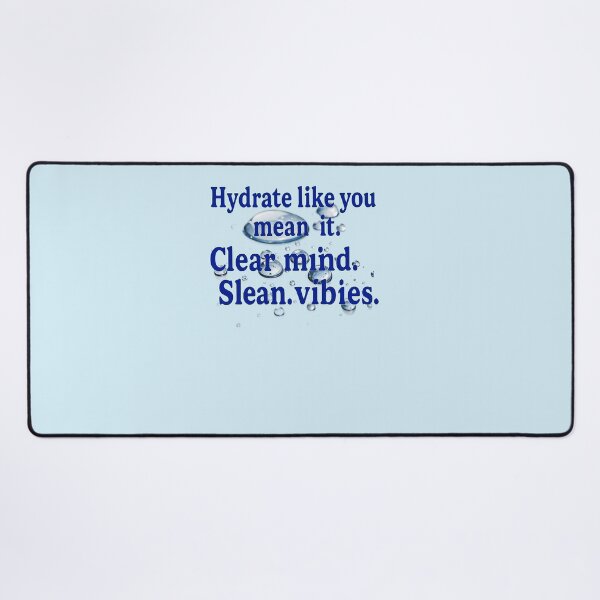 Item preview, essential hydration and health typogtaphy designed and sold by  Mudikeys.