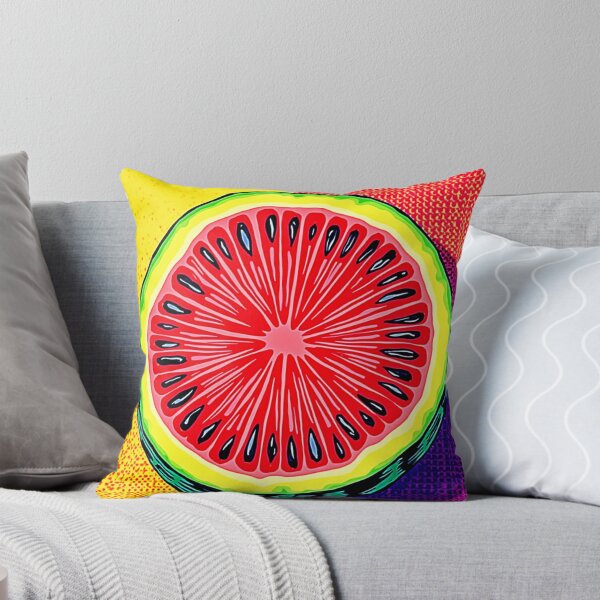 Item preview, Vibrant Watermelon Pop Art designed and sold by Health And Fitness Posts e-Store.
