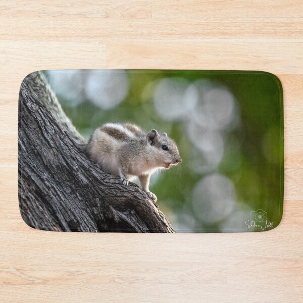 Item preview, Chipmunk on a Tree, Cute Wildlife Photography Design designed and sold by Shaheer-WallArt.