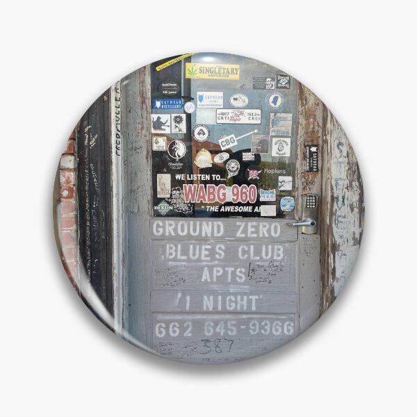 Item preview, Ground Zero Blues Club designed and sold by IckieStickies.