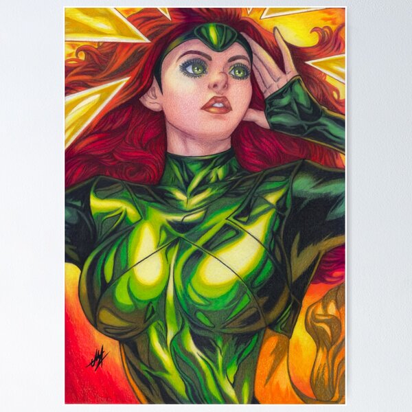 Artikelvorschau, Marvel Girl ~ Jean Grey entworfen und verkauft von Mustafa Amer.