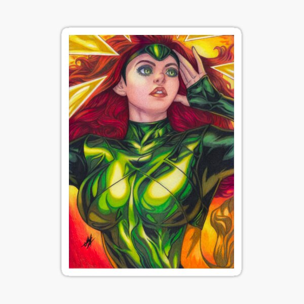 Artikelvorschau, Marvel Girl ~ Jean Grey entworfen und verkauft von Mustafa Amer.