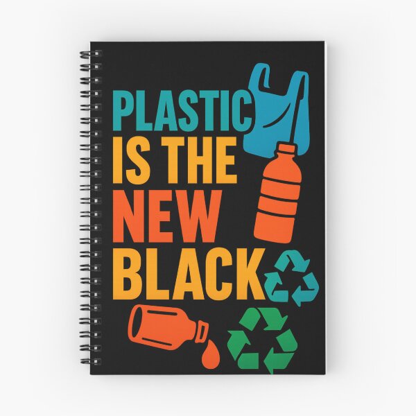 Item preview, Plastic Is The New Black – Environmental Awareness Design designed and sold by AddictiveDesign.