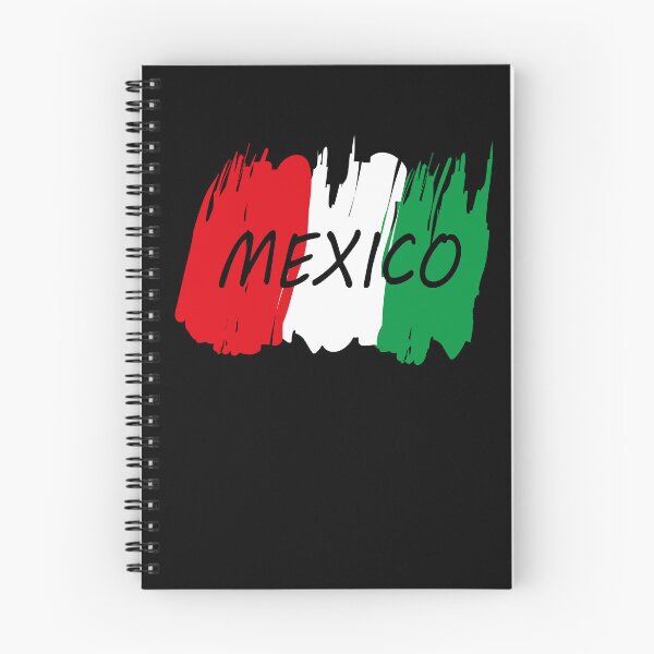 Item preview, Bold Mexican Flag Brush Stroke Design with Mexico Lettering – Vibrant Red, White, and Green Patriotic Art designed and sold by All-Of-Art.