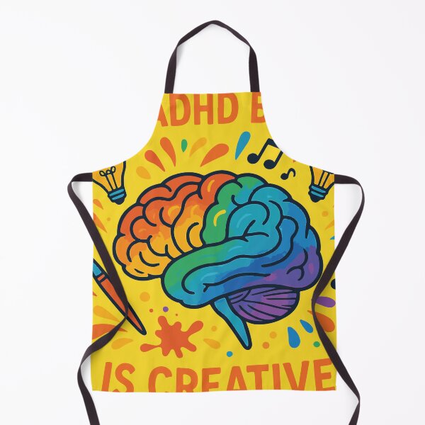 Item preview, My ADHD Brain is Creative - Positive ADHD Awareness" designed and sold by Feline Rockstars.