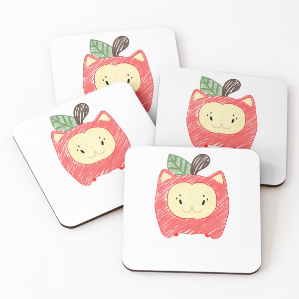 Item preview, APPLE CAT - RED designed and sold by shoebox!.