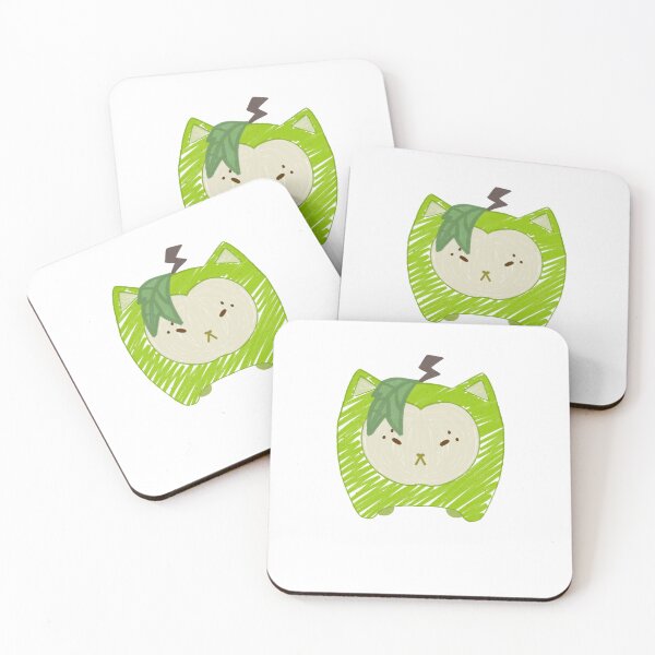 Item preview, APPLE CAT - GREEN designed and sold by shoebox!.