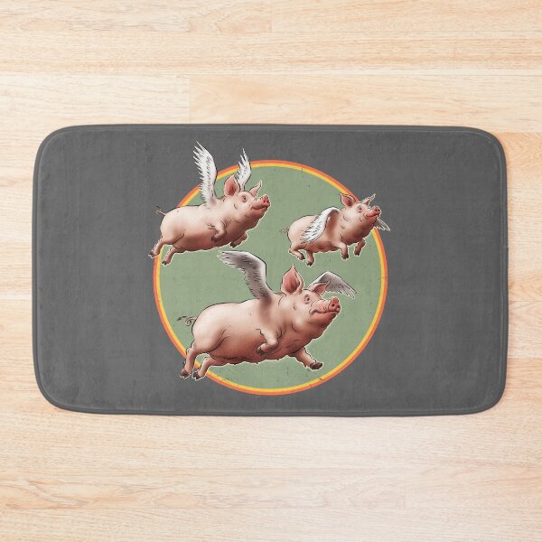 Item preview, When Pigs Fly – Illustration designed and sold by Inky-Vibe.