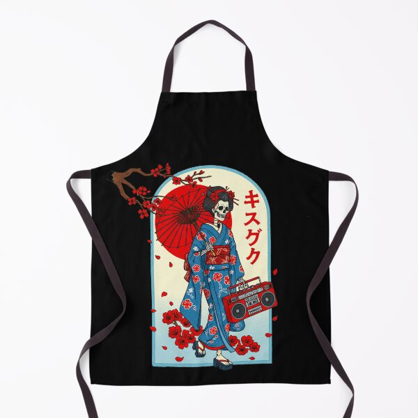 Item preview, Ukiyoe  Geisha  Skull boom box designed and sold by TeeARTHY.