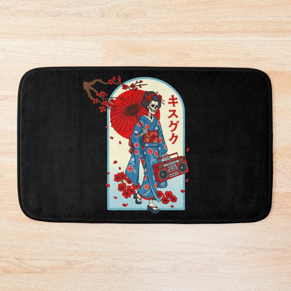 Item preview, Ukiyoe  Geisha  Skull boom box designed and sold by TeeARTHY.