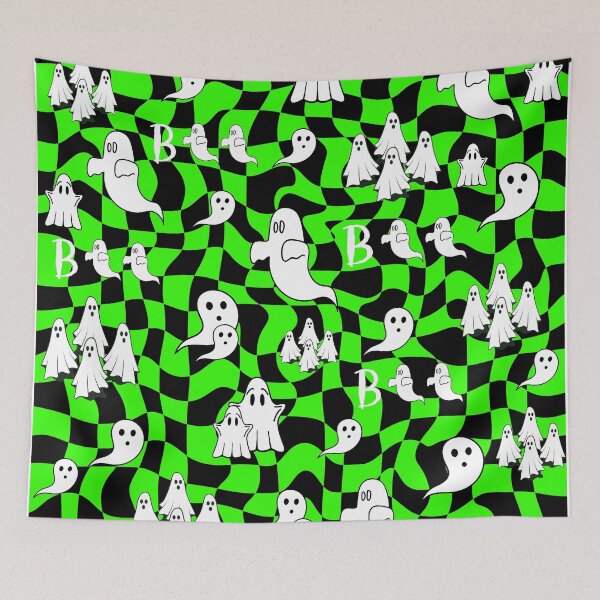 Item preview, Cute Spooky Ghost Pattern designed and sold by Sartoris Art.