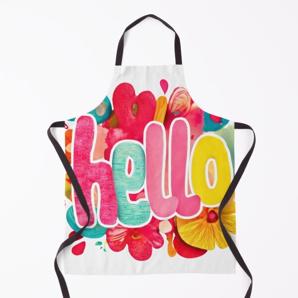 Item preview, Hello, colorful pastel inscription designed and sold by silent-violin.